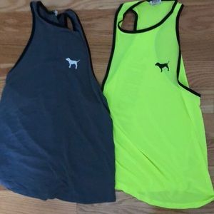 2 PINK workout tanks